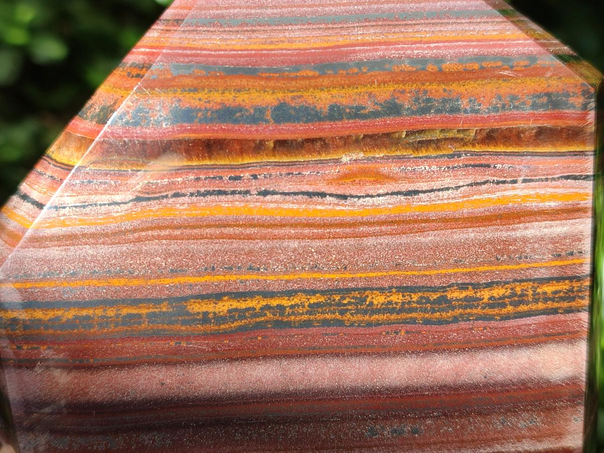 Polished Banded Tiger Iron Display Crystals x 3 From South Africa