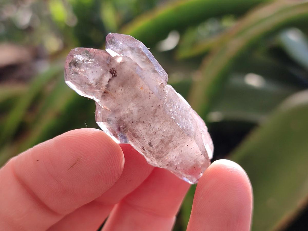 Natural Window Amethyst Crystals x 35 From Chiredzi, Zimbabwe