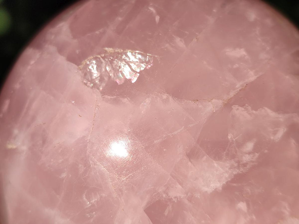 Polished Large Gemmy Star Rose Quartz Sphere x 1 From Madagascar