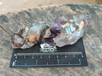 Natural Window Amethyst Crystals x 12 From Chiredzi, Zimbabwe