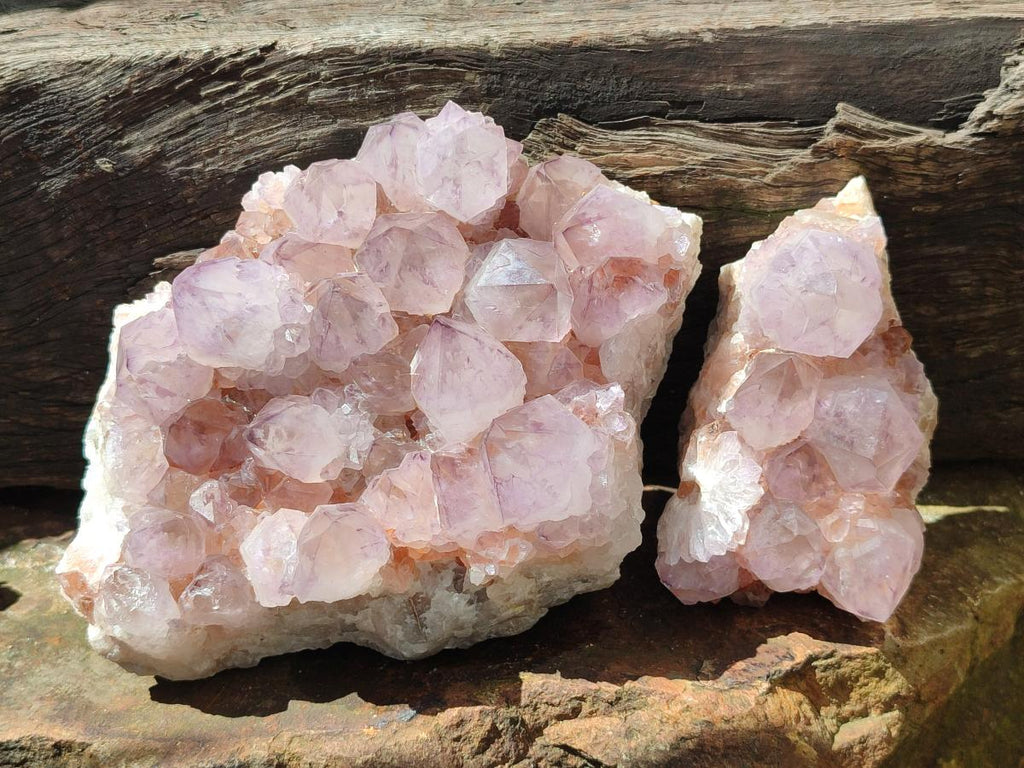 Natural Amethyst Spirit Clusters x 2 From Boekenhouthoek, South Africa