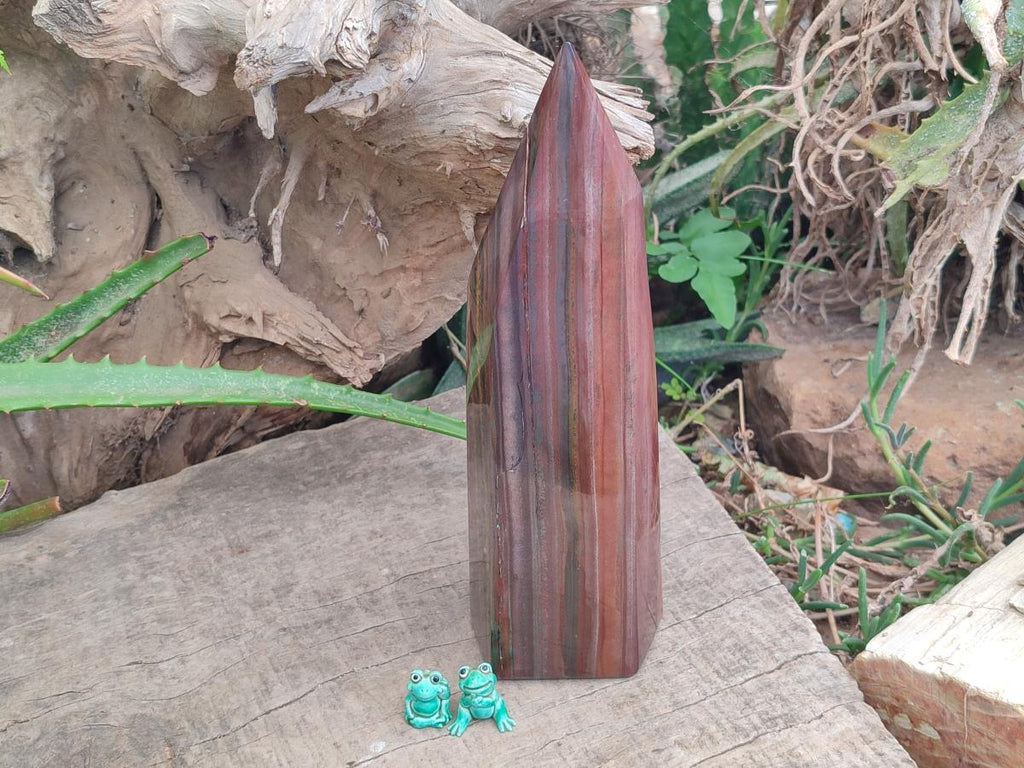 Polished Banded Tiger Iron Display Crystal x 1 From South Africa