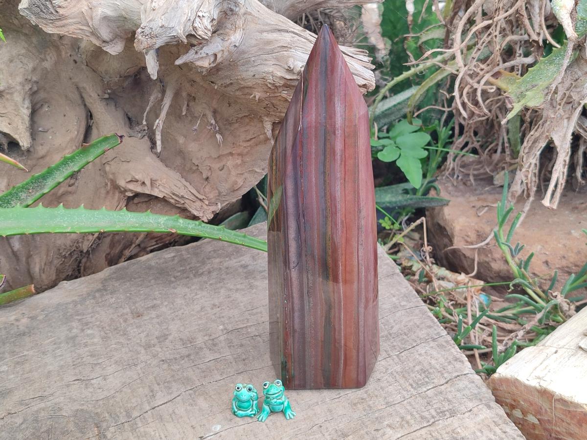 Polished Banded Tiger Iron Display Crystal x 1 From South Africa