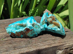 Natural Drusy Coated Chrysocolla Specimens x 6 From Lupoto Mine, Congo