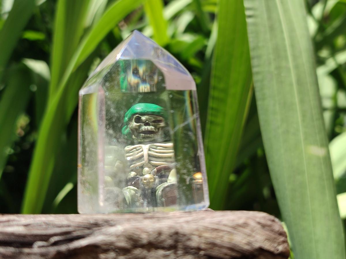 Polished Optic Clear Quartz Crystals x 12 From Madagascar