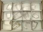 Polished Optic Clear Quartz Crystals x 12 From Madagascar