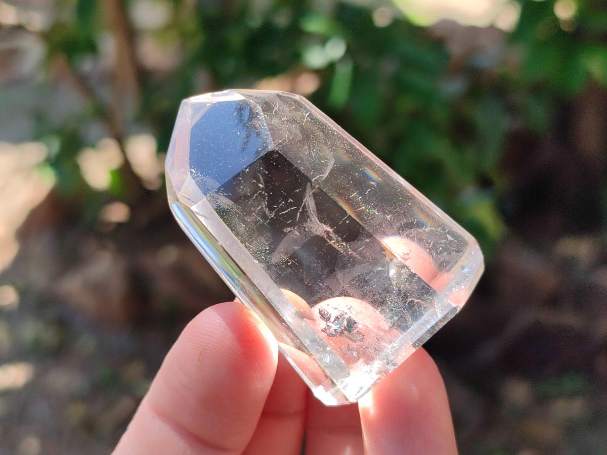 Polished Optic Clear Quartz Crystals x 12 From Madagascar