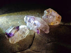 Natural Window Amethyst Crystals x 35 From Chiredzi, Zimbabwe