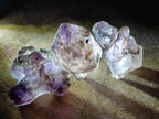 Natural Window Amethyst Crystals x 35 From Chiredzi, Zimbabwe