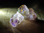 Natural Window Amethyst Crystals x 35 From Chiredzi, Zimbabwe