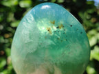 Polished Green Fluorite Standing Free Forms x 3 From Madagascar