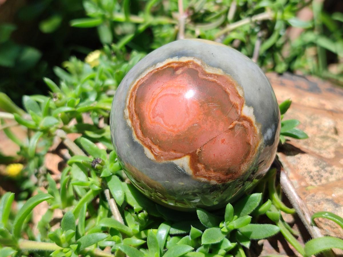 Polished Polychrome Jasper Spheres x 6 From NW Coast, Madagascar