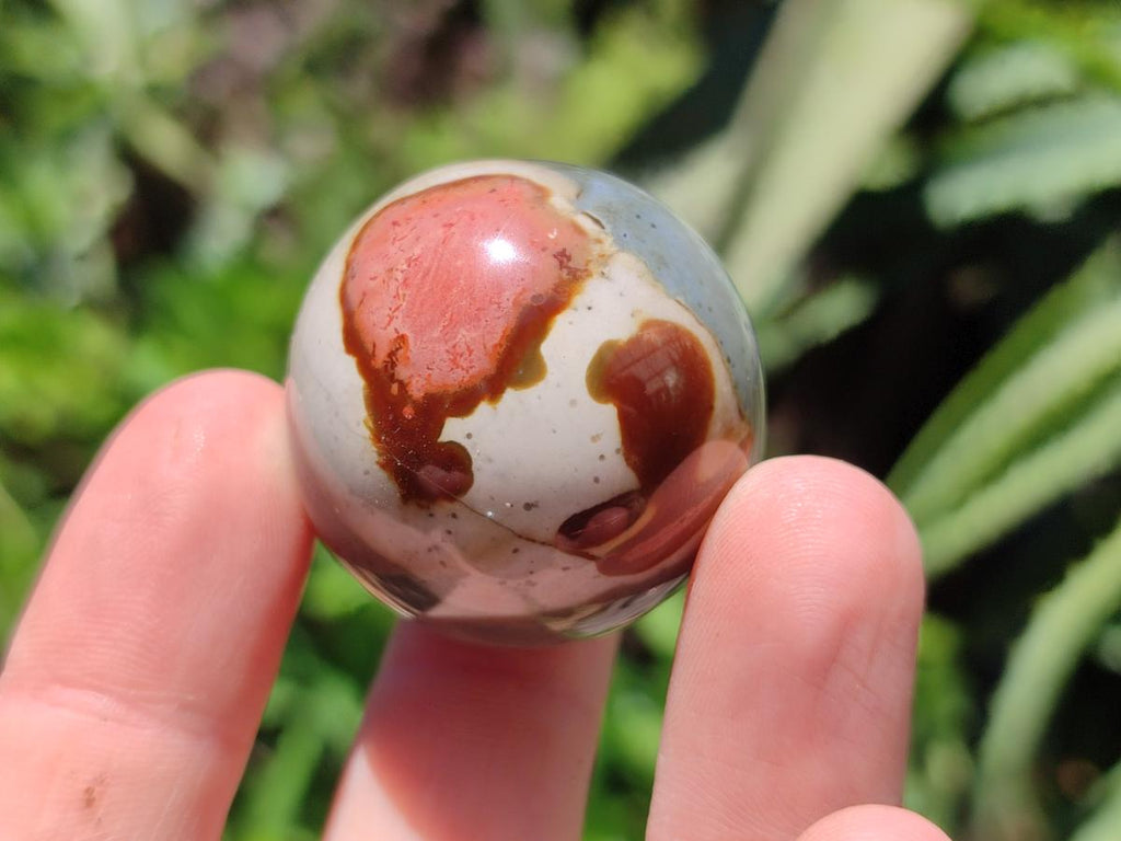 Polished Polychrome Jasper Spheres x 6 From NW Coast, Madagascar