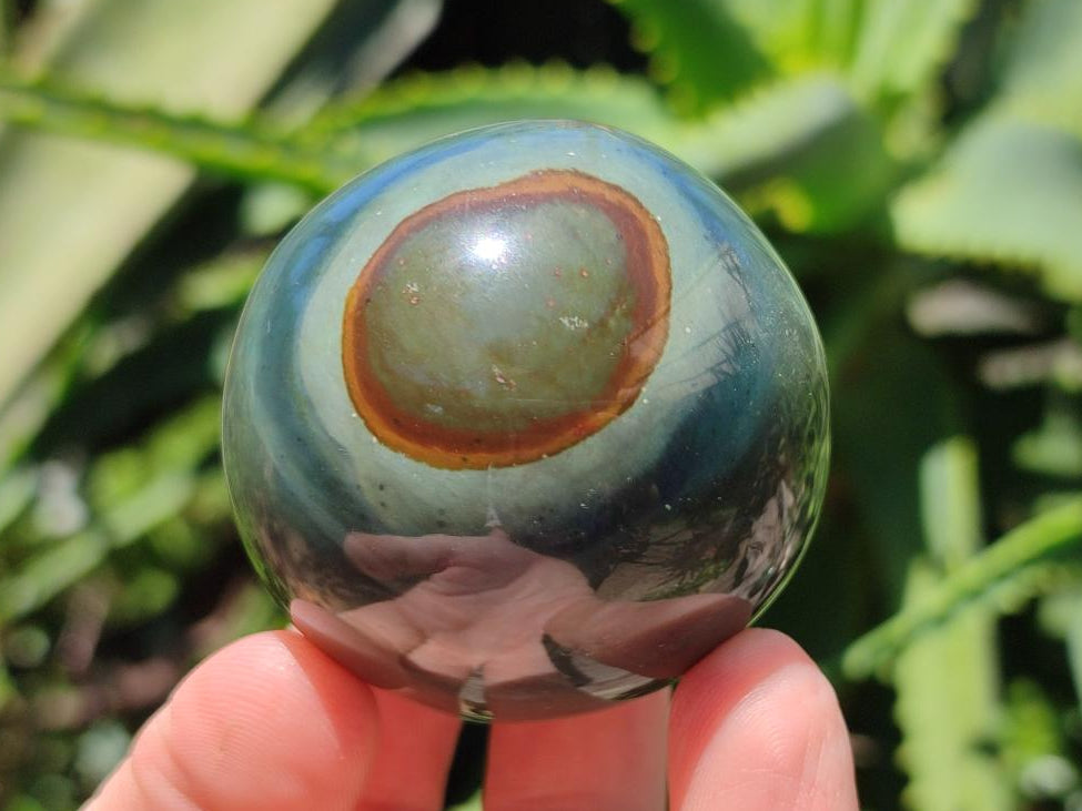 Polished Polychrome Jasper Spheres x 6 From NW Coast, Madagascar