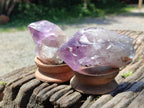 Natural Jacaranda Amethyst Crystal Clusters x 6 From Mumbwa, Zambia
