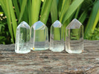 Polished Clear and Optic Quartz Crystals x 20 From Madagascar