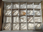 Polished Clear and Optic Quartz Crystals x 20 From Madagascar