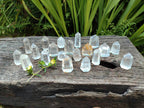 Polished Clear and Optic Quartz Crystals x 20 From Madagascar