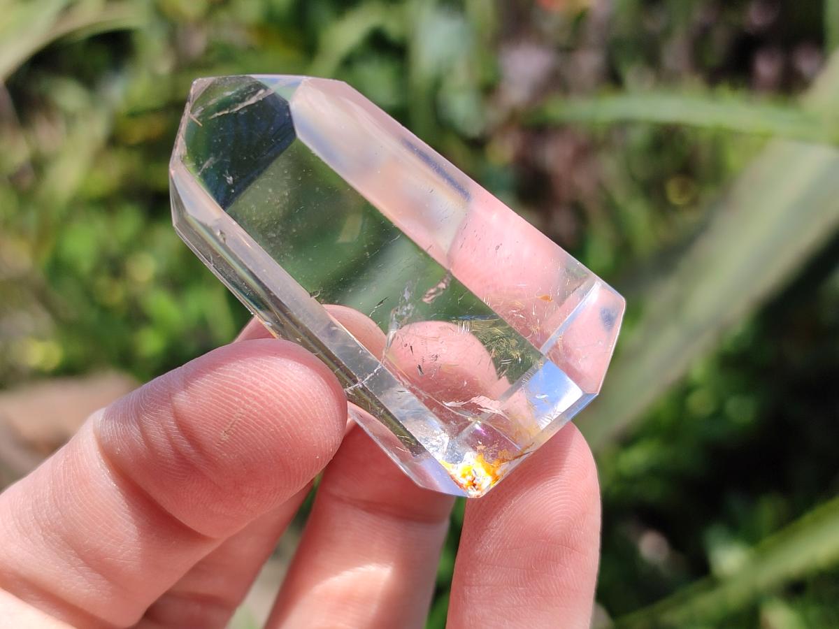Polished Clear and Optic Quartz Crystals x 20 From Madagascar