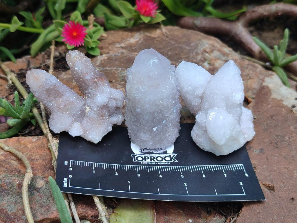 Natural White Fairy Spirit Quartz Crystals x 35 From Boekenhouthoek, South Africa