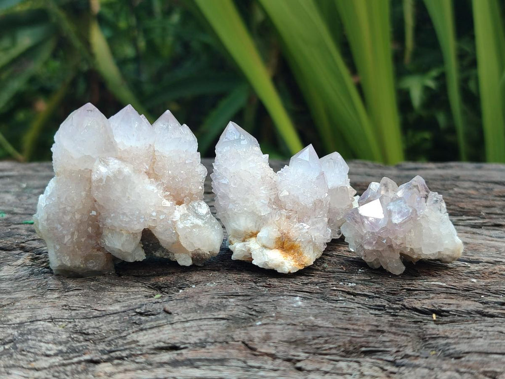Natural White Fairy Spirit Quartz Crystals x 35 From Boekenhouthoek, South Africa