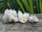 Natural White Fairy Spirit Quartz Crystals x 35 From Boekenhouthoek, South Africa