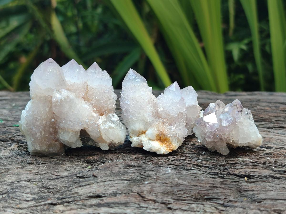 Natural White Fairy Spirit Quartz Crystals x 35 From Boekenhouthoek, South Africa