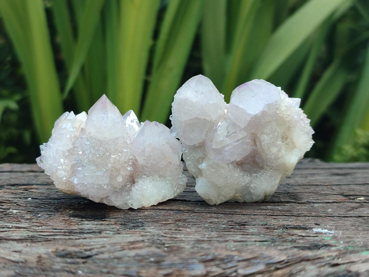 Natural White Fairy Spirit Quartz Crystals x 35 From Boekenhouthoek, South Africa