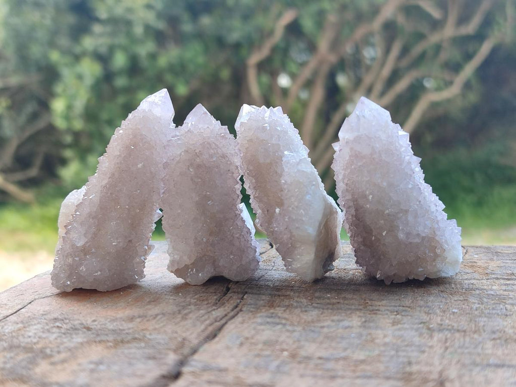 Natural White Fairy Spirit Quartz Crystals x 35 From Boekenhouthoek, South Africa