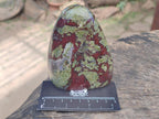 Polished Bastite Dragonsblood Stone Standing Free Forms x 2 From Tshipise, South Africa
