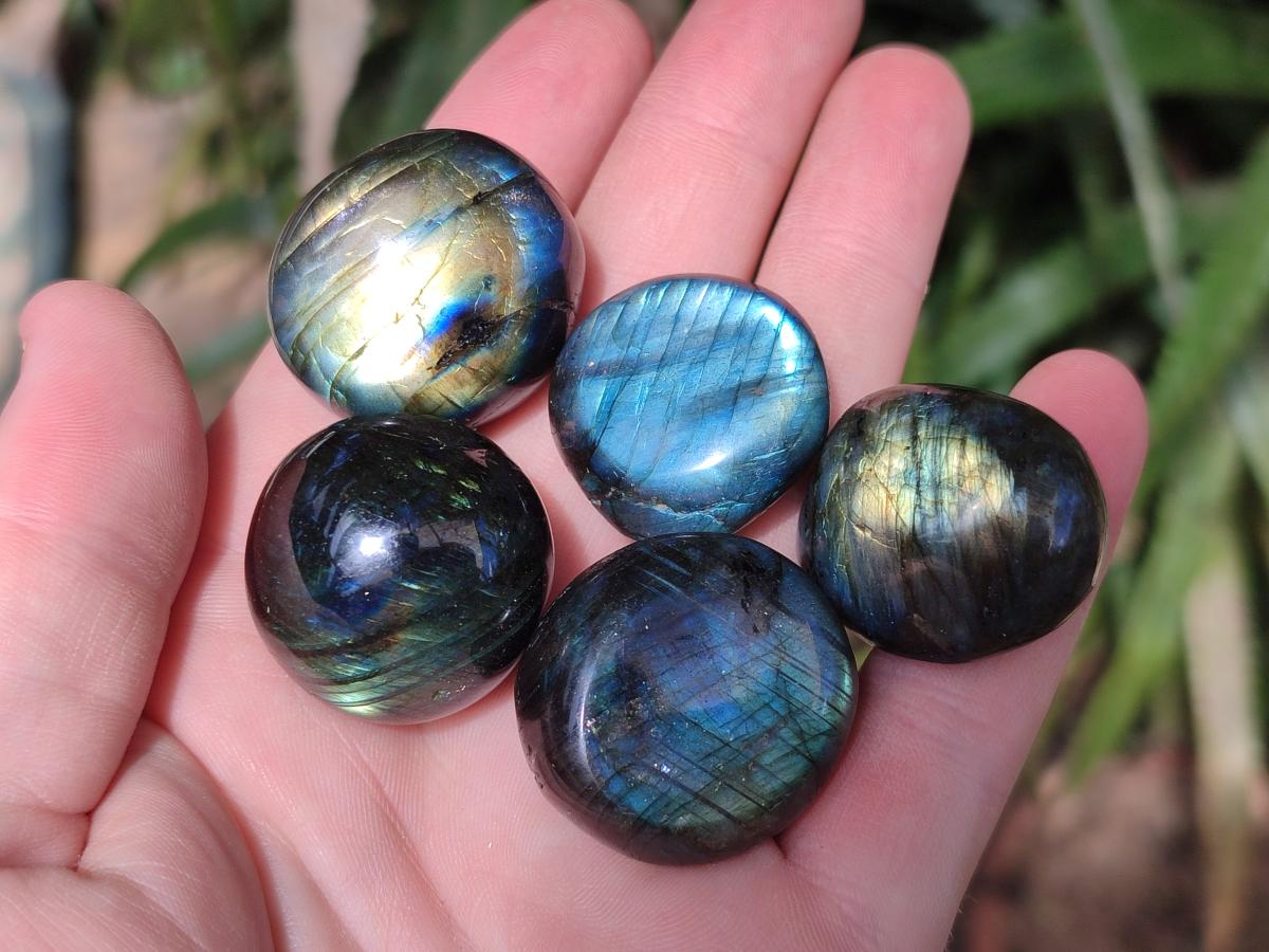 Polished Mini Rounded Labradorite Free Forms x 71 From Madagascar