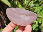 Polished Gemmy Rose Quartz Bowls x 4 From Madagascar