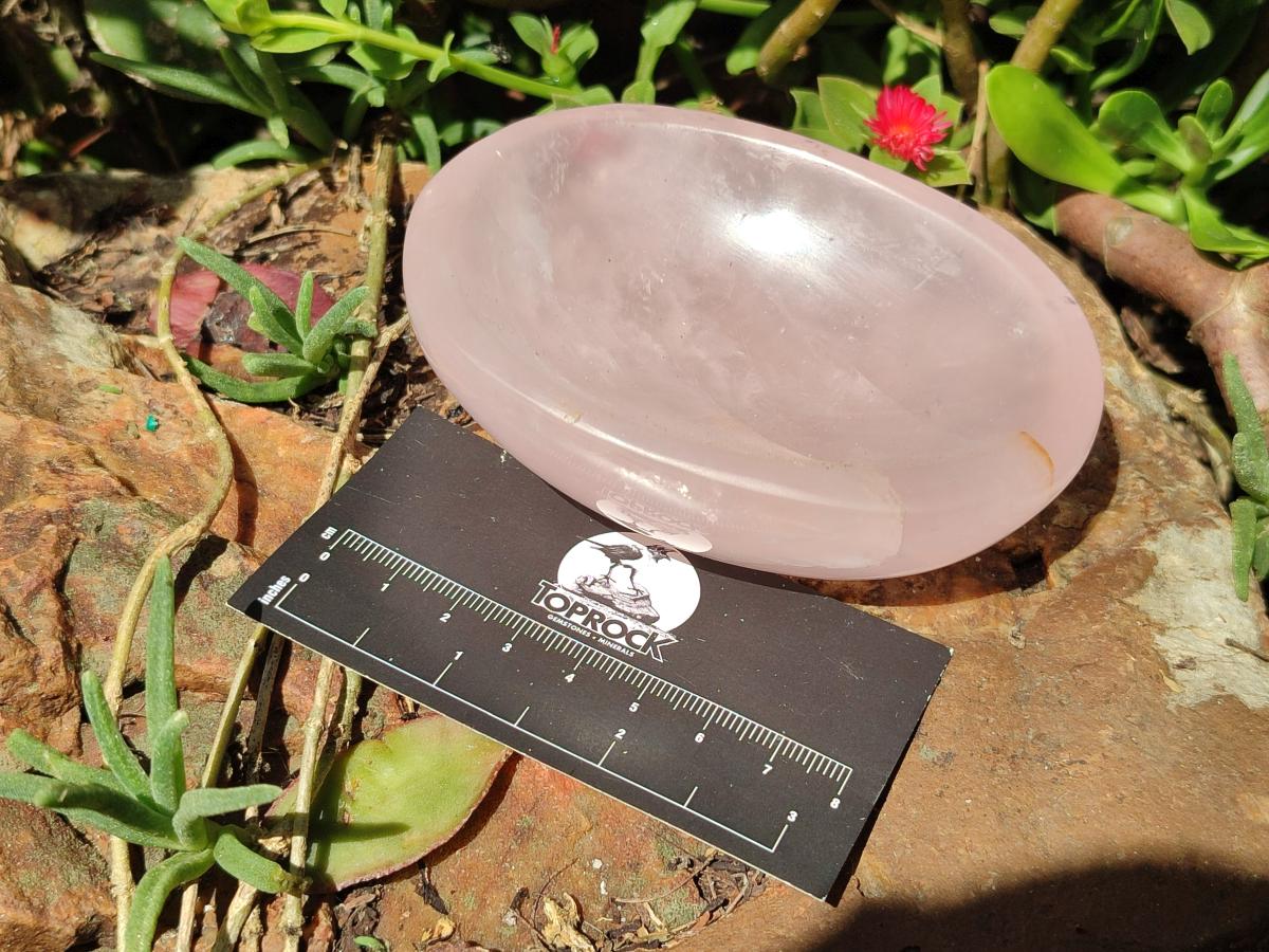 Polished Gemmy Rose Quartz Bowls x 4 From Madagascar