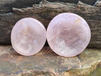 Polished Gemmy Rose Quartz Bowls x 4 From Madagascar