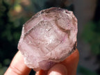 Natural Window Smokey Amethyst Crystals x 12 From Chiredzi, Zimbabwe