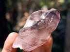 Natural Window Smokey Amethyst Crystals x 12 From Chiredzi, Zimbabwe