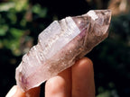 Natural Window Smokey Amethyst Crystals x 12 From Chiredzi, Zimbabwe