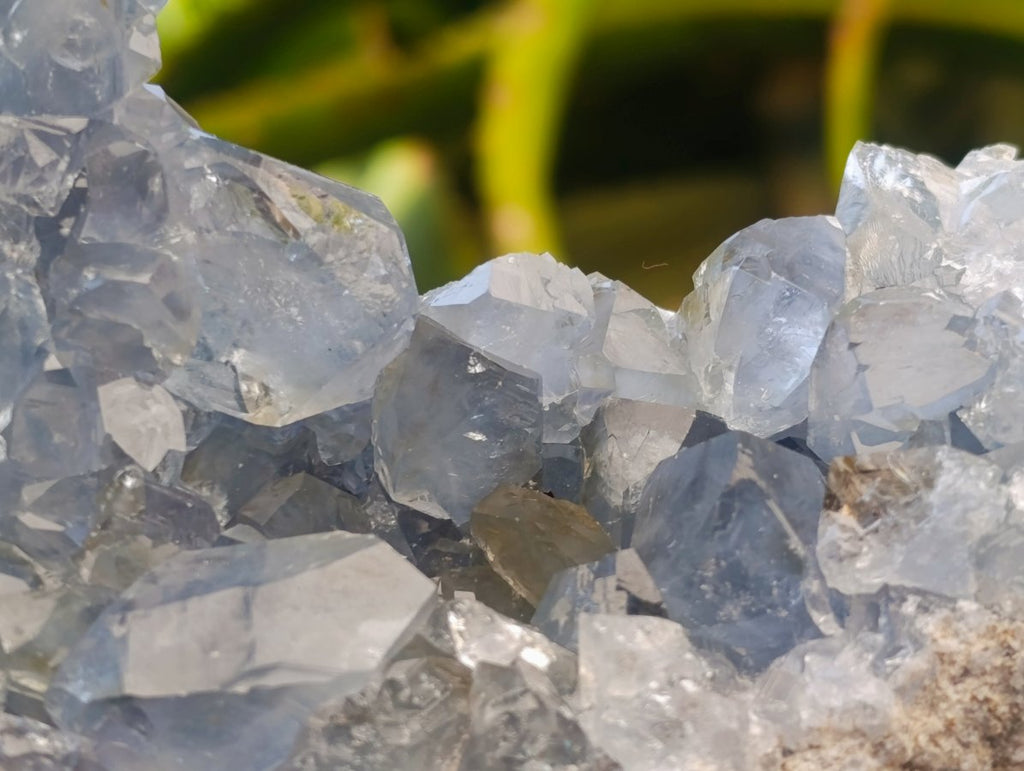 Natural Blue Celestite Specimens x 2 From Sakoany, Madagascar