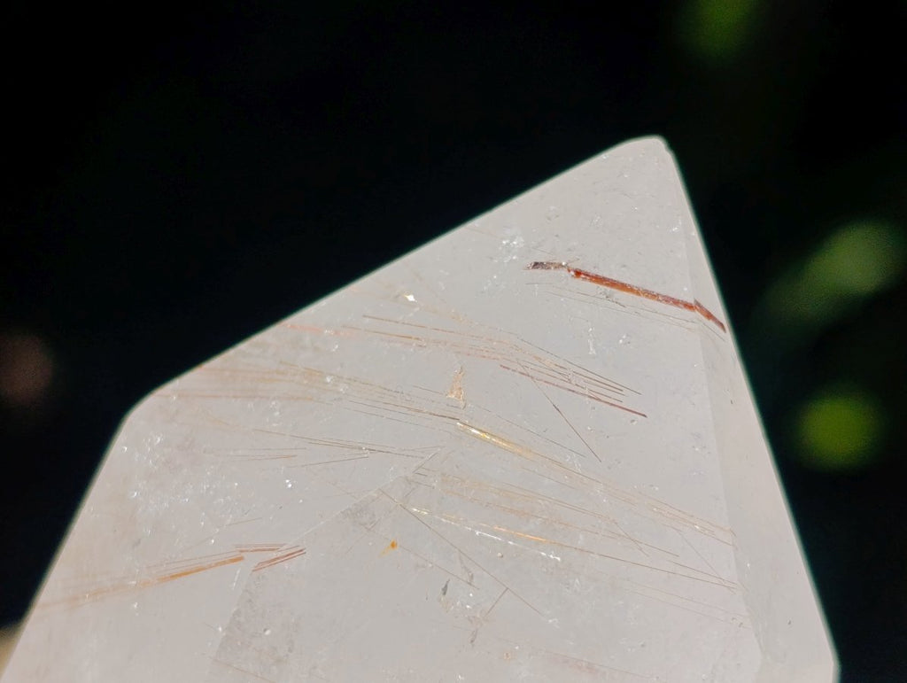 Polished Quartz with Inclusion Crystals x 2 From Madagascar