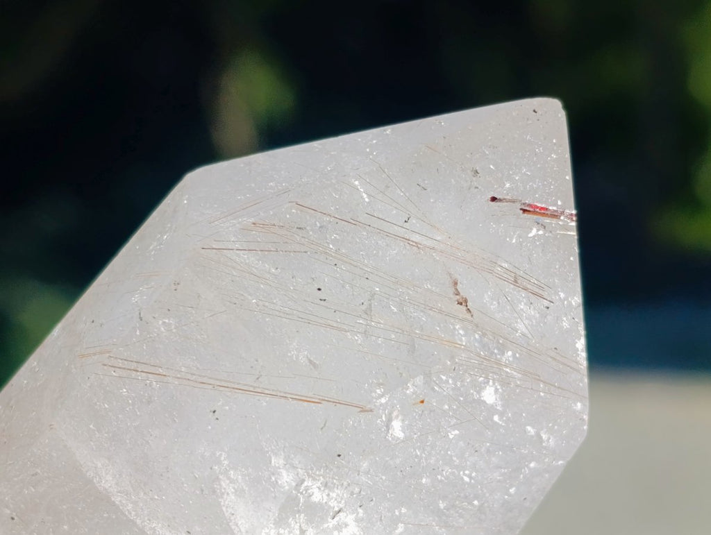 Polished Quartz with Inclusion Crystals x 2 From Madagascar