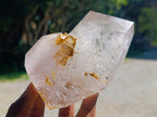 Polished Quartz with Inclusion Crystals x 2 From Madagascar