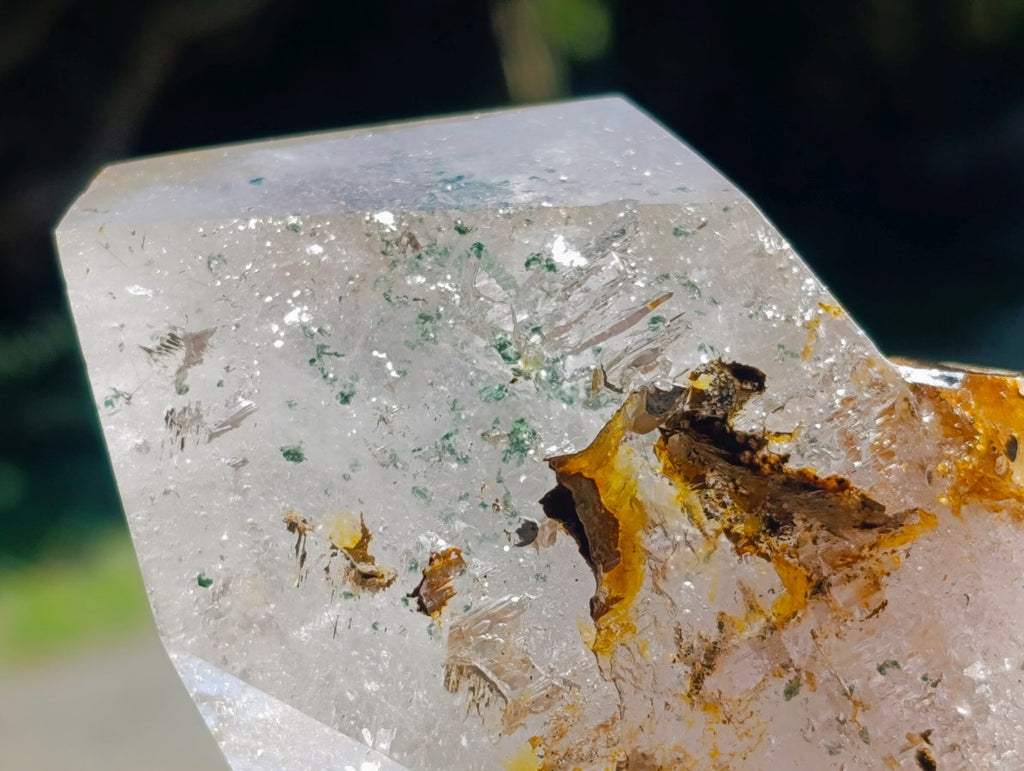 Polished Quartz with Inclusion Crystals x 2 From Madagascar