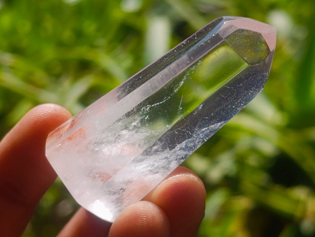Polished Mixed Quartz Crystals x 12 From Madagascar