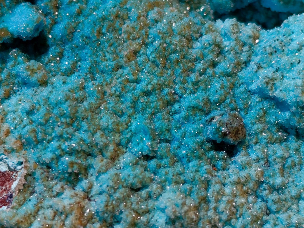 Natural Drusy Coated Chrysocolla and Malachite Specimens x 2 From Lupoto Mine, Congo