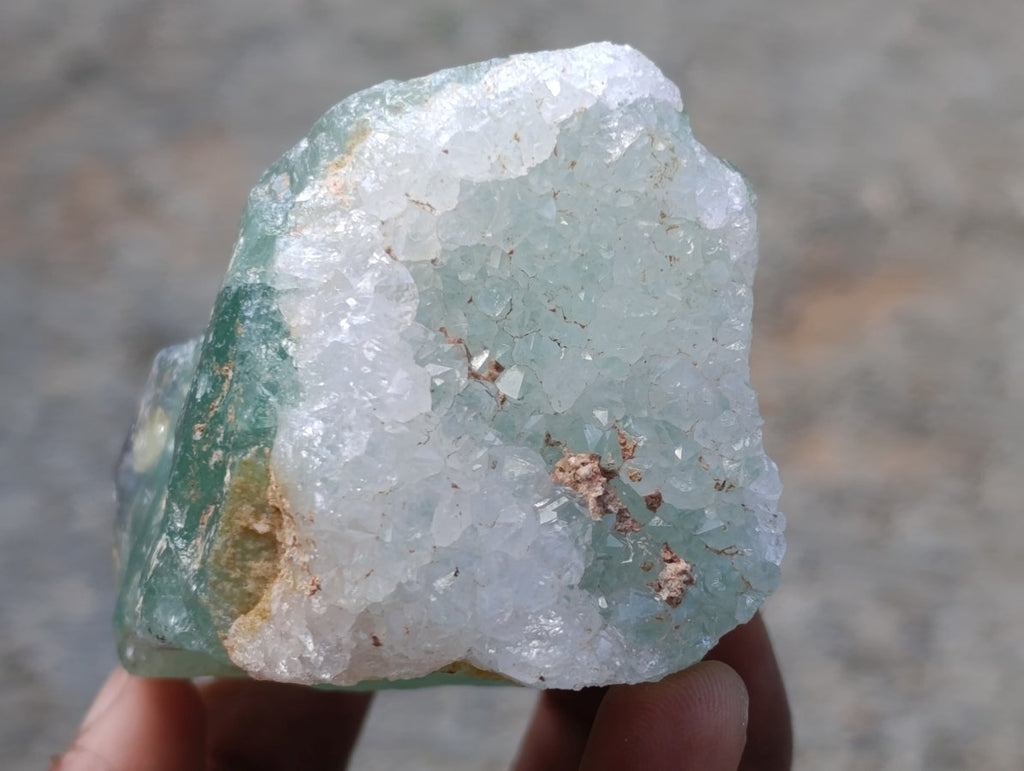 Natural Watermelon Fluorite Cobbed Specimens x 12 From Uis, Namibia