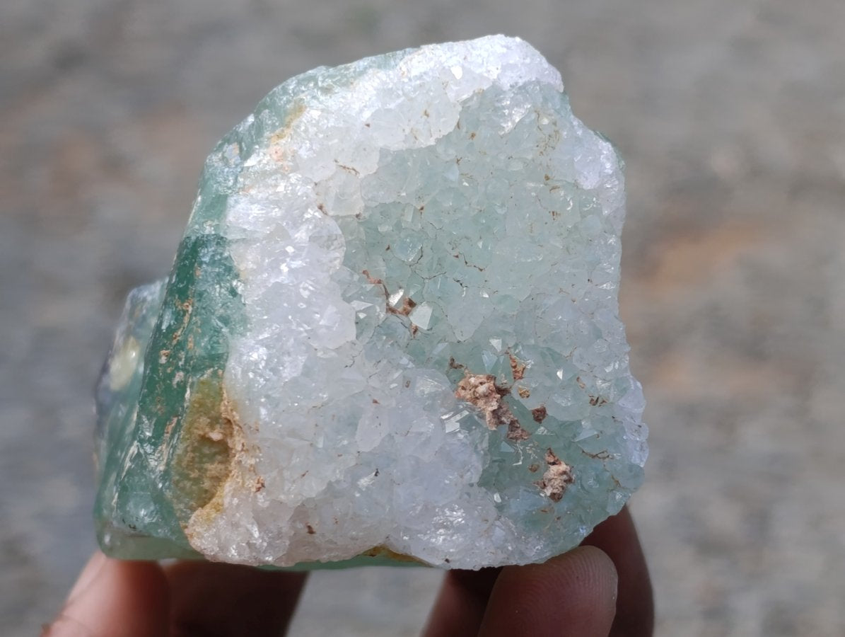 Natural Watermelon Fluorite Cobbed Specimens x 12 From Uis, Namibia