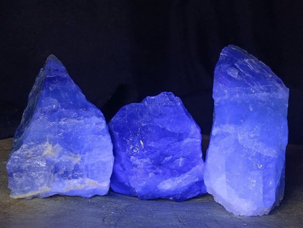 Natural Watermelon Fluorite Cobbed Specimens x 12 From Uis, Namibia