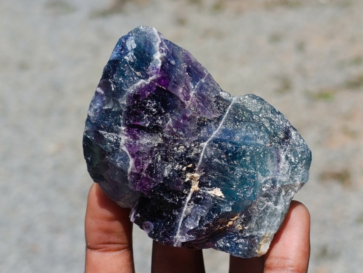 Natural Watermelon Fluorite Cobbed Specimens x 12 From Uis, Namibia