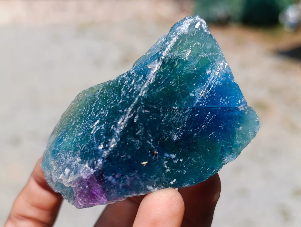 Natural Watermelon Fluorite Cobbed Specimens x 12 From Uis, Namibia