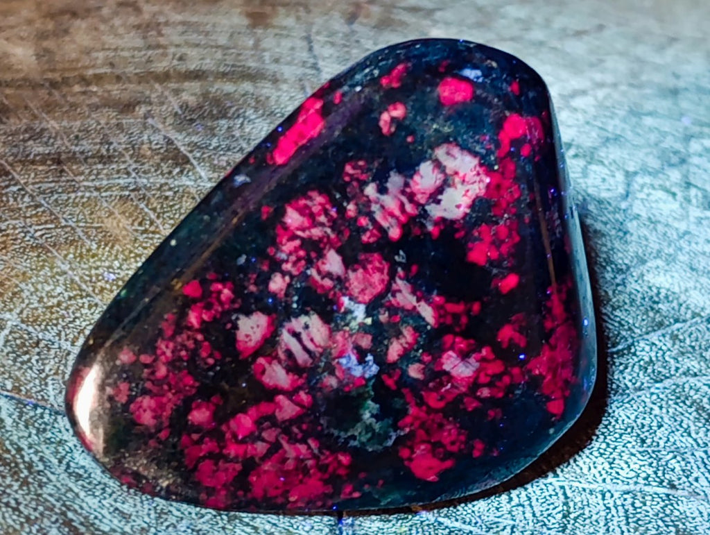 Polished Ruby Corundum In Chrome Verdite Free Forms x 6 From Mutoko, Zimbabwe